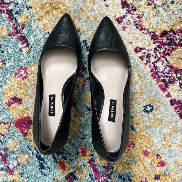 NIB Nine West Davida Block Heel Pumps - Picture 7 of 11